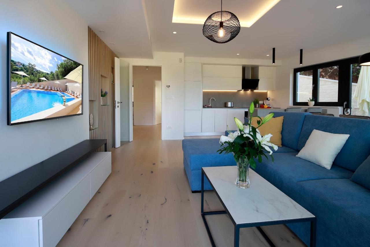 Modena Maris-Heated Pool-Grill-Relax-Jacuzzi Apartments Ičići エクステリア 写真
