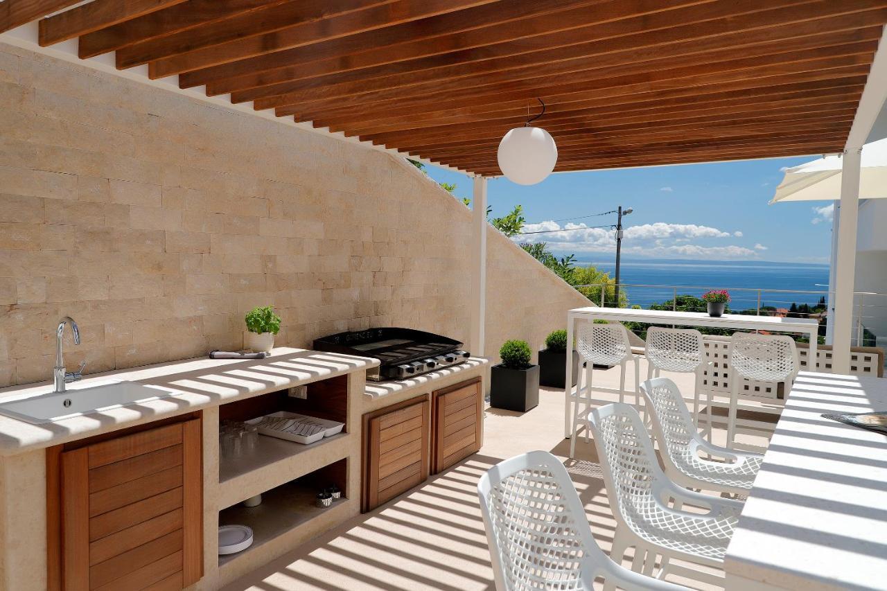 Modena Maris-Heated Pool-Grill-Relax-Jacuzzi Apartments Ičići エクステリア 写真